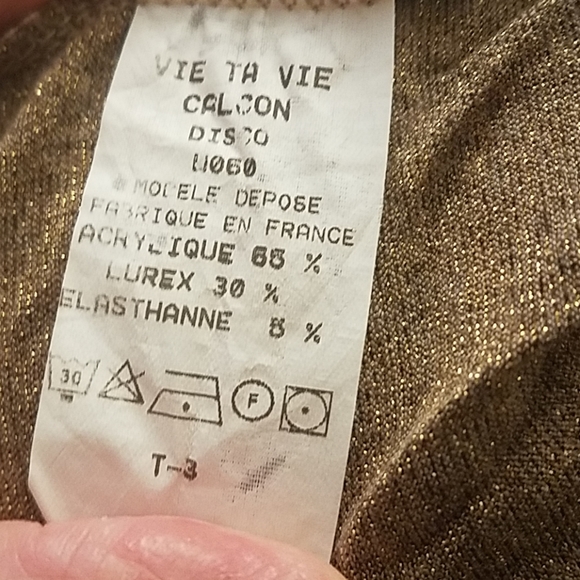 Gold leggings - Picture 4 of 4